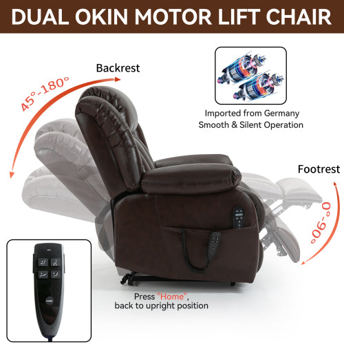 Dual Okin Motor Lift Chair