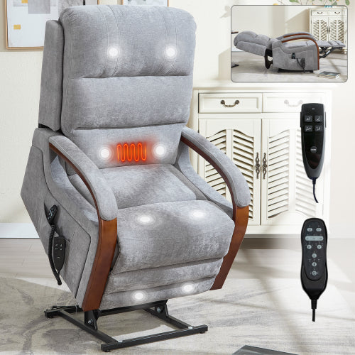 Power Lift Recliner with Heat & Massage