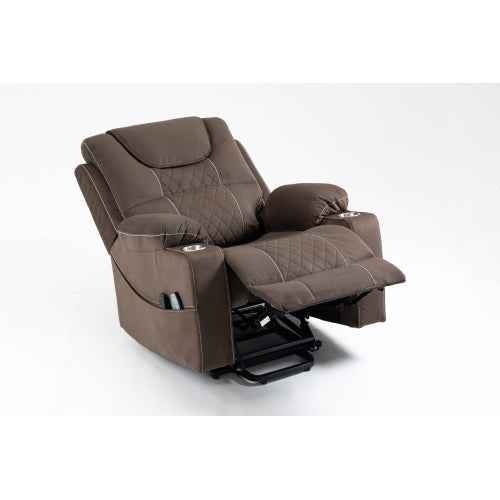 Power Reclining Lift Chair with Heat & Massage