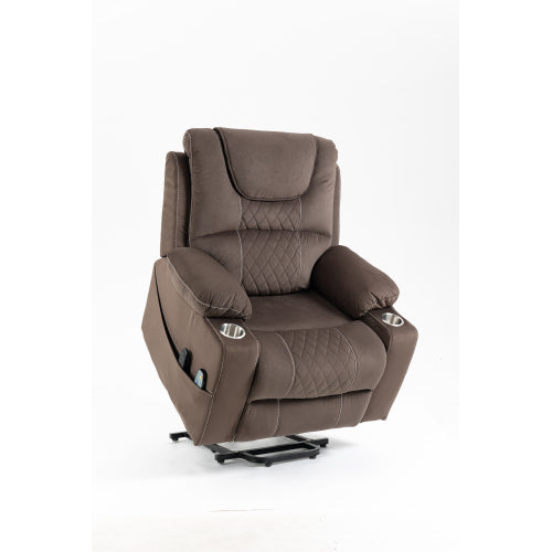 Power Reclining Lift Chair with Heat & Massage