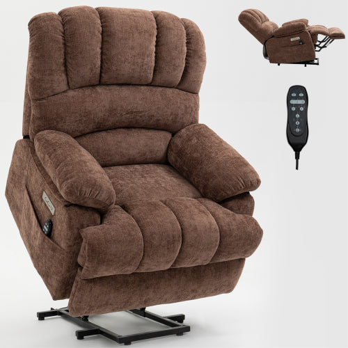 Large Power Lift Recliner with Heat & Massage