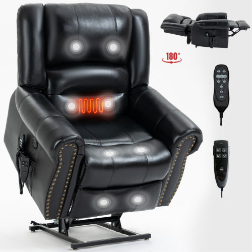 Power Reclining Lift Chair with Heat and Massage