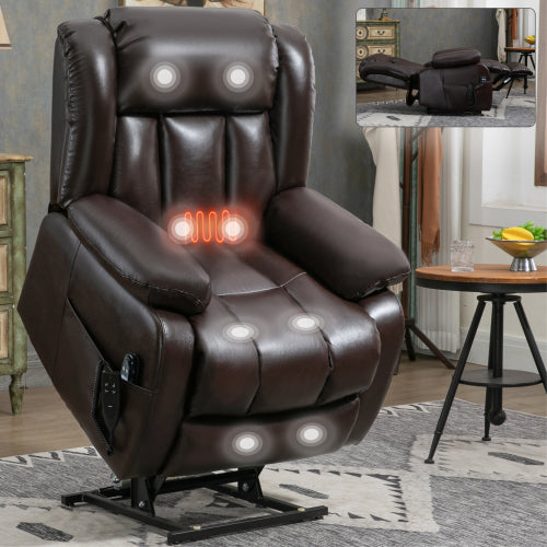 Power Reclining Lift Chair with Massage and Heat