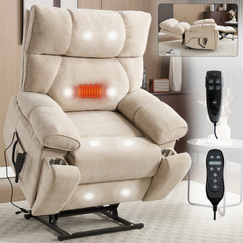 Power Lift Recliner with Heat & Massage