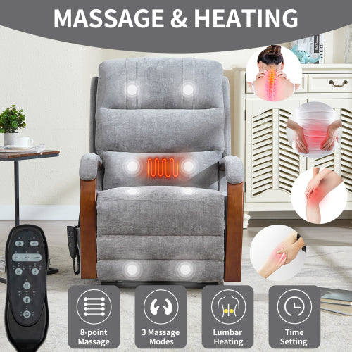Power Lift Recliner with Heat & Massage