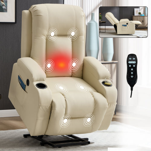 Power Lift Recliner with Heat & Massage