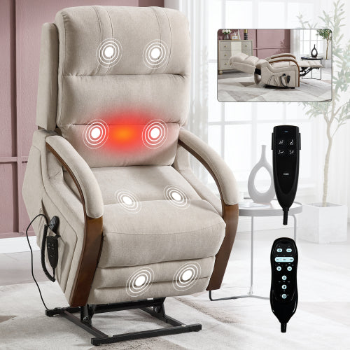 Power Lift Recliner with Heat & Massage