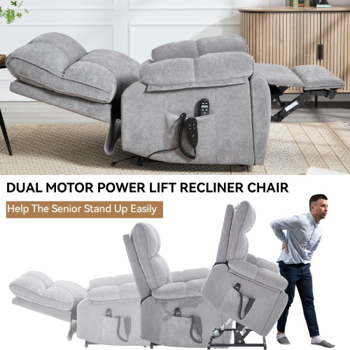 Power Lift Recliner with Heat & Massage