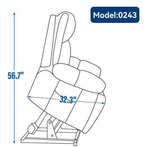 Power Lift Recliner with Heat & Massage