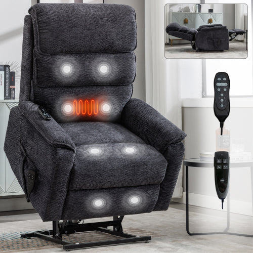 Power Lift Recliner with Heat and Massage