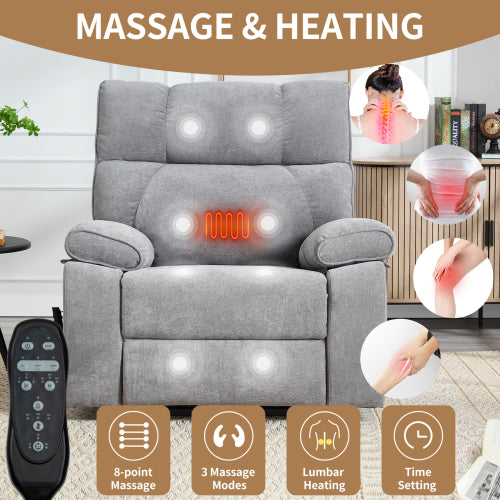 Power Lift Recliner with Heat & Massage