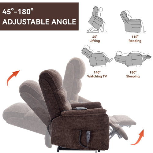 Power Recliner with Head and Masssage Heavy Dut