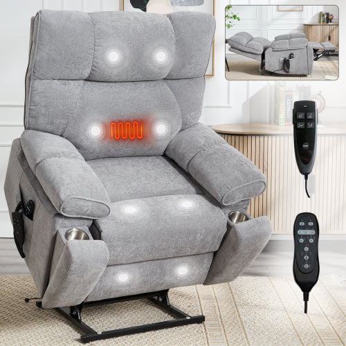 Power Lift Recliner with Heat & Massage