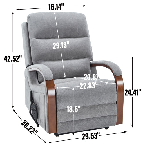 Power Lift Recliner with Heat & Massage