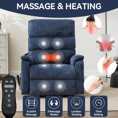 Power Recliner with Head and Masssage Heavy Dut