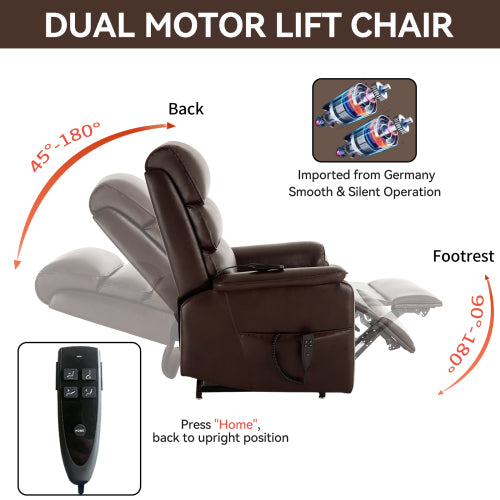 Power Recliner with Head and Masssage Heavy Dut