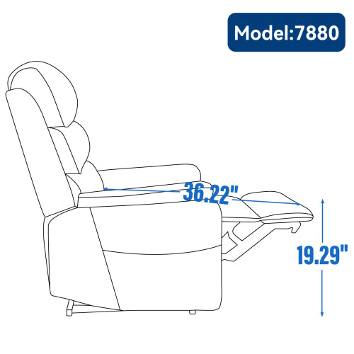 Power Recliner with Head and Masssage Heavy Dut