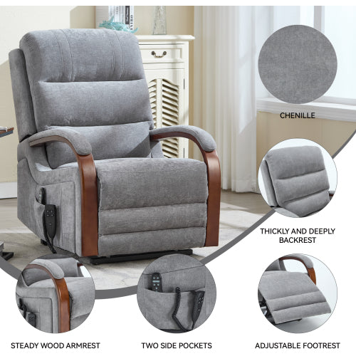 Power Lift Recliner with Heat & Massage