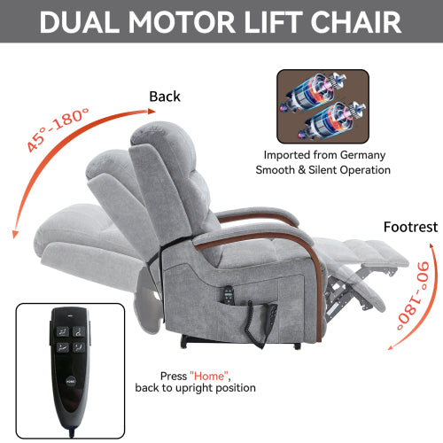 Power Lift Recliner with Heat & Massage