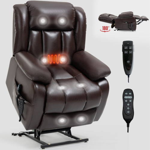Power Reclining Lift Chair with Massage and Heat