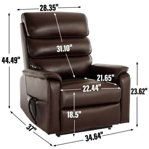 Power Recliner with Head and Masssage Heavy Dut
